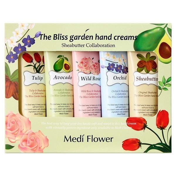 Medi-Flower 秘密花園護手霜禮盒(綠50g*5)