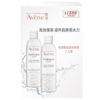 【限量組合】Avene雅漾-24H玻尿酸保濕精華露二入組(=200mlX2入)-1467