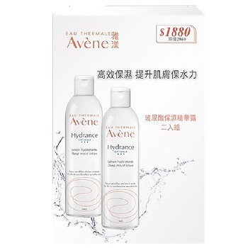 【限量組合】Avene雅漾-24H玻尿酸保濕精華露二入組(=200mlX2入)-1467