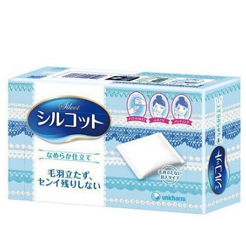 日本 Unicharm絲花 化妝棉(80片x2盒)