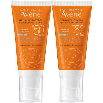 【限量組合】Avene雅漾-全效緊緻防曬液SPF50+ 50mlX2入組