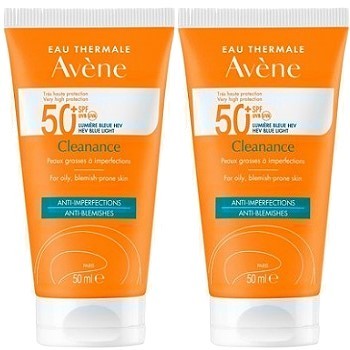 【限量組合】Avene雅漾-超能控油清爽防曬液SPF50+ 50ml 二入組