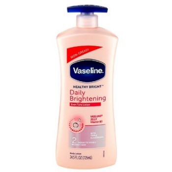 【下殺】Vaseline 凡士林-淨白透亮身體乳液725ml(粉瓶)-13013