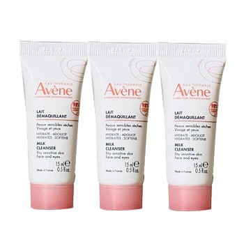 ❤限量加購-即期出清❤Avene雅漾-活泉舒緩卸妝乳15mlX3瓶