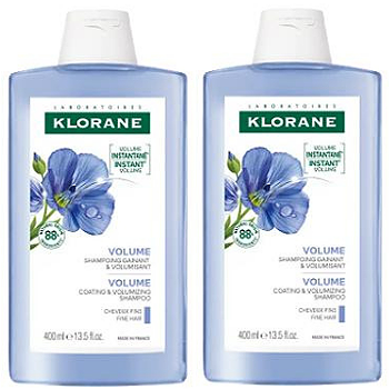 ❤限時特價-組合❤KLORANE 蔻蘿蘭 豐盈澎鬆洗髮精400MLX2入組