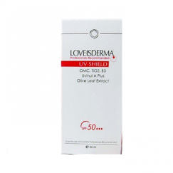 LOVEISDERMA愛斯德瑪 美肌膚色防曬乳SPF50 50ml+送親膚舒敏沐浴露100ML