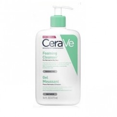 CeraVe 適樂膚 溫和泡沫潔膚露 473ML-大(+送長效潤澤修護霜5ML隨身瓶X2)