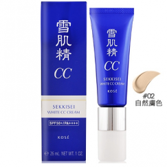 高絲-透亮煥白CC霜SPF50+/PA++++ 26ML-02自然膚
