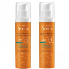 【下殺】Avene雅漾-全效極護控油清爽防曬液SPF50+ 50ML-橘*2入組