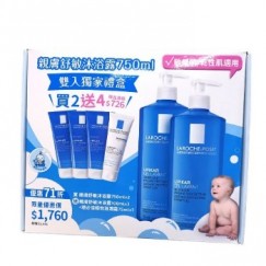 【下殺】理膚寶水 親膚舒敏沐浴露 750ml雙入獨家禮盒