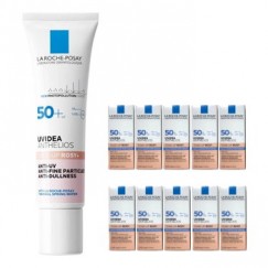 【買30送30】理膚寶水-全護清透亮顏防曬隔離乳30ml(新瑰蜜霜)+10支X3ML