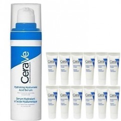 【限量買1送12】CeraVe 適樂膚 全效水光B5玻尿酸修護精華30ML(送長效潤澤修護霜5mlX12入) 