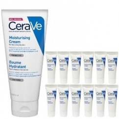 【限量買1送12】CeraVe 適樂膚 長效潤澤修護霜 177ml-小(送長效潤澤修護霜5mlX12入) 