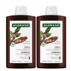 【限量組合】KLORANE 蔻蘿蘭 養髮強韌洗髮精400MLX2入組