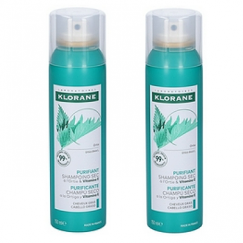 【限量組合】KLORANE 蔻蘿蘭 根源控油乾洗髮噴霧150mlX2入